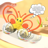Premium Baby Butterfly Rattle & Teether Toy