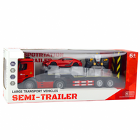 Remote Control Large Transport Semi-Trailer With Car