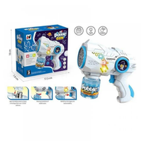 Space Battery Powered Bubble Gun With Lights