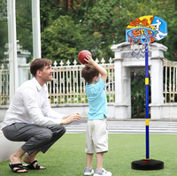 Kids Adjustable Height Basketball Play Set