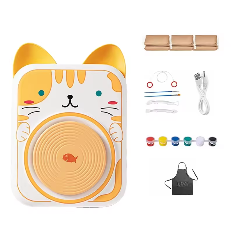 Cute Electric Pet Pottery Machine For Kids