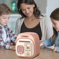 Electronic Fingerprinted Money Saving ATM Machine