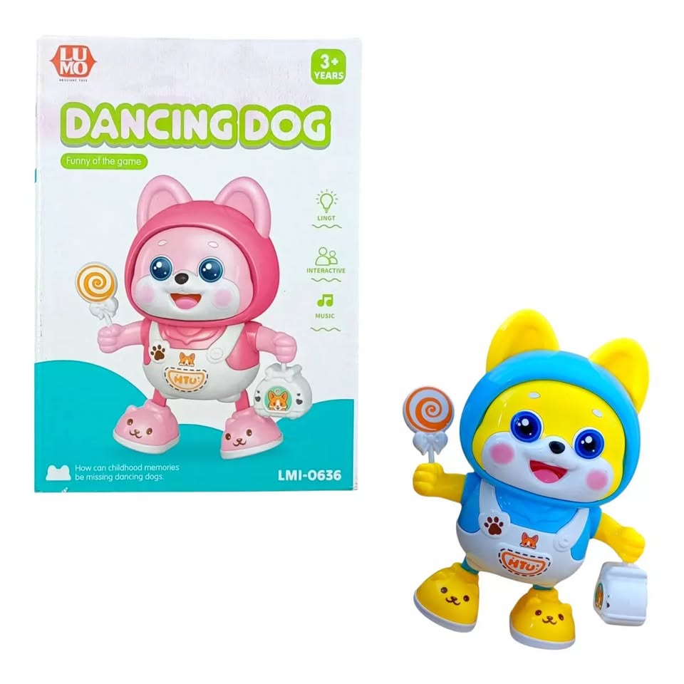 Electric Cute Dancing Dog With Light & Music