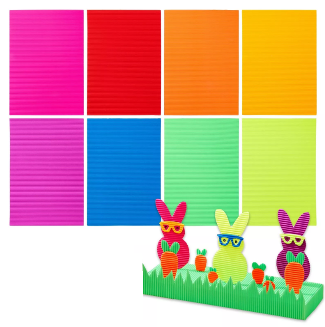 10Pcs DIY Corrugated Art & Craft Paper Sheet