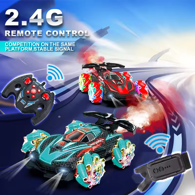 1:16 Remote & Watch Control Stunt Spray Car