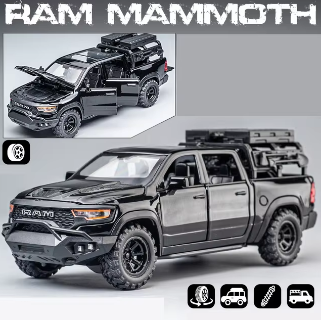 1:32 Diecast Dodge RAM Mammoth Pickup Truck