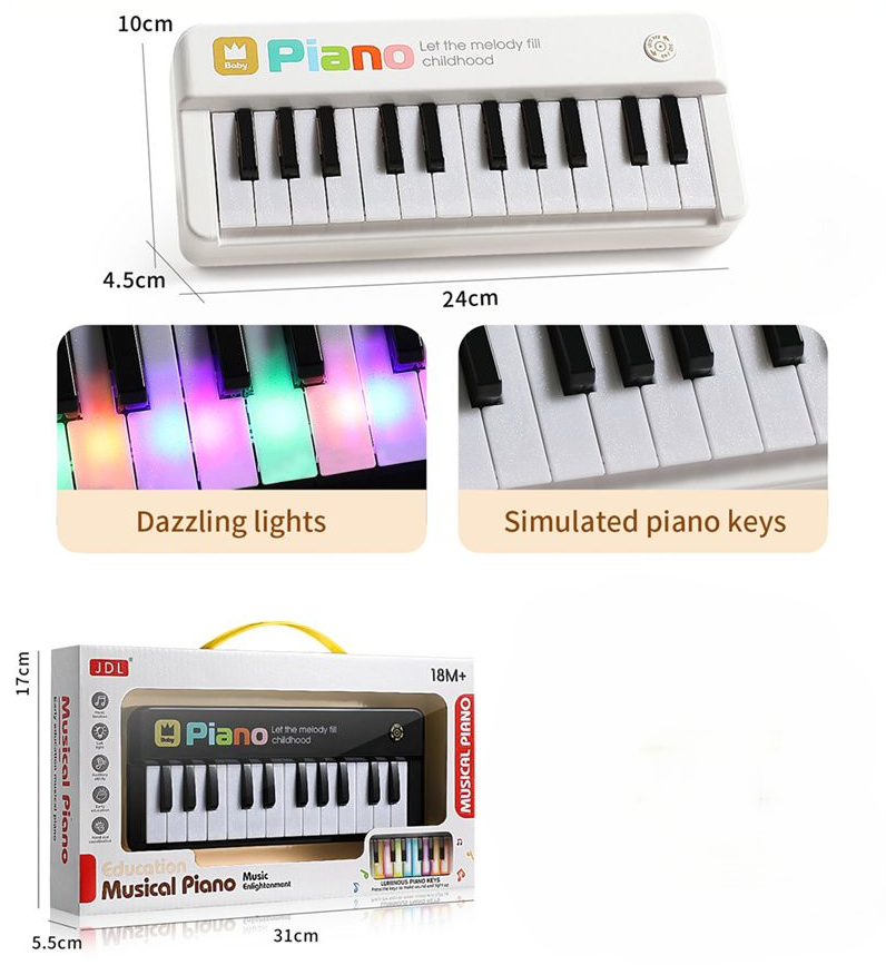 Kids Mini Musical Piano With Lights