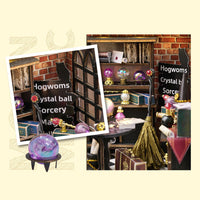 DIY Miniature Moon Magic Shop With LED Lights