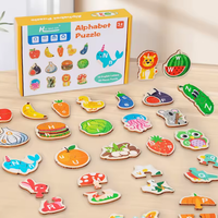 Wooden Montessori Alphabet Learning Puzzle Game