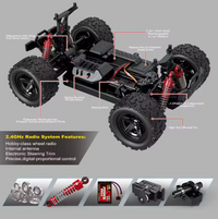 36km/h RC 1:18 Storm Off-Road Truck