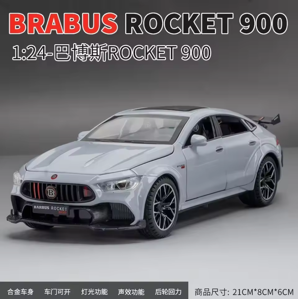 1:24 Diecast Brabus Rocket 900 Model Car