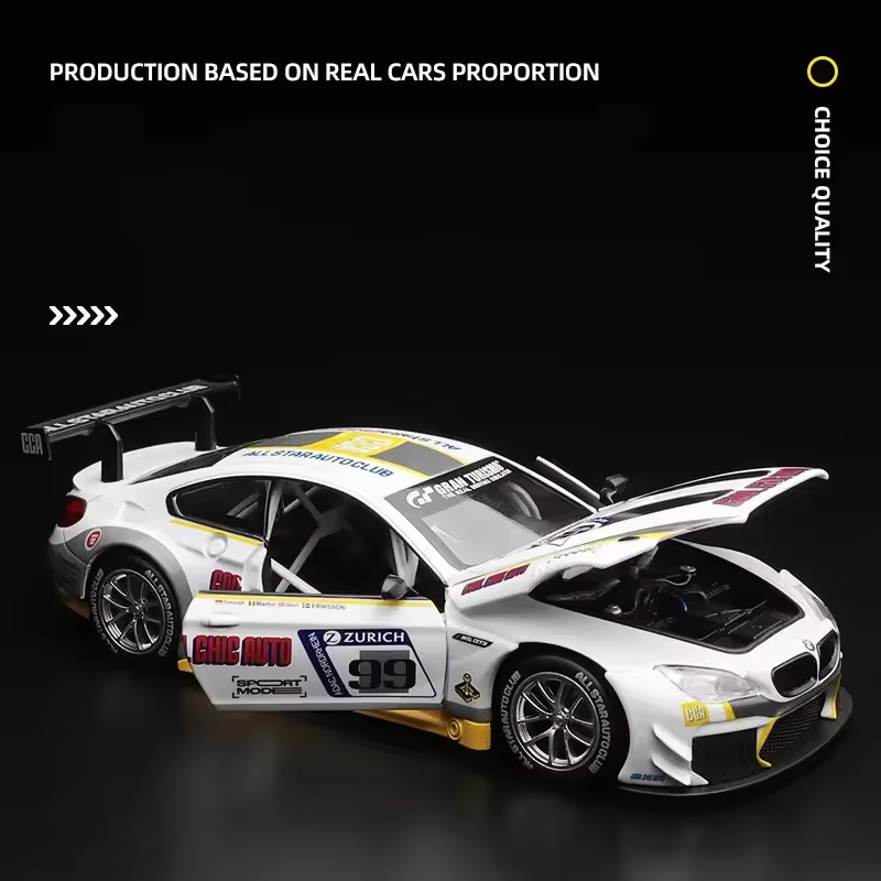 1:24 Diecast BMW M6 GT3 Official Licensed Model