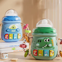 Baby Mini Cartoon Musical Bottle With Lights