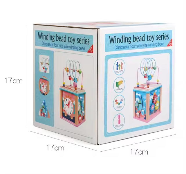 Wooden Multi-functional Activity Winding Bead Toy