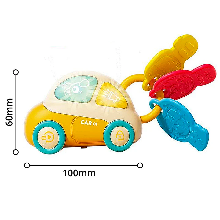 Kids Musical Car With Teether Keys