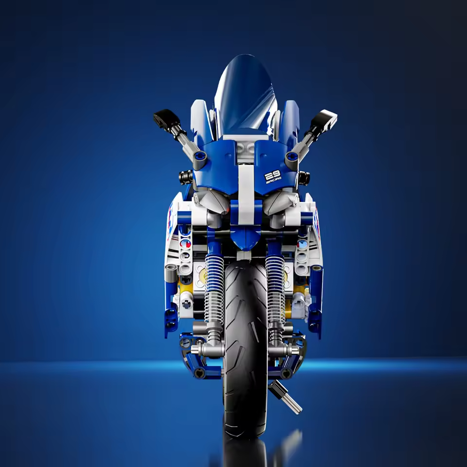 426Pcs DIY Tech Lego Bricks Racing Bike 