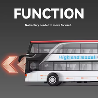 1:30 Diecast Double Decker Bus Model