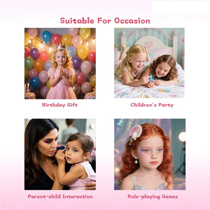 48Pcs Realistic Princess Book Shape Makeup Kit