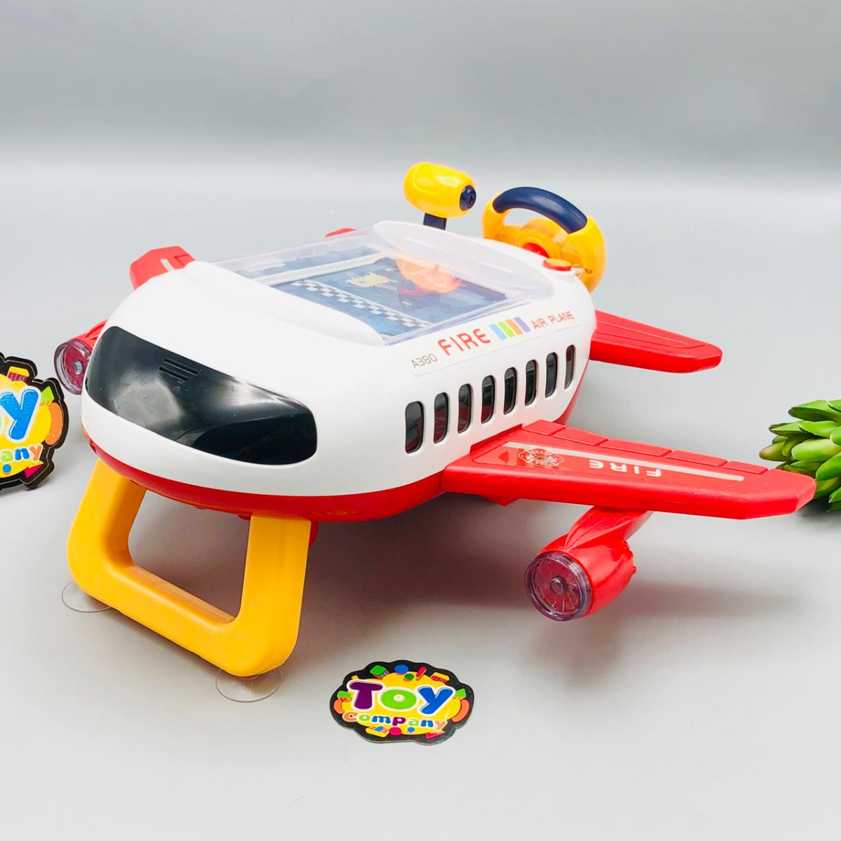 Electric Airplane Steering Wheel Game
