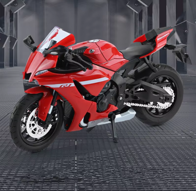 1:12 Diecast Yamaha YZF-R1 Model Bike
