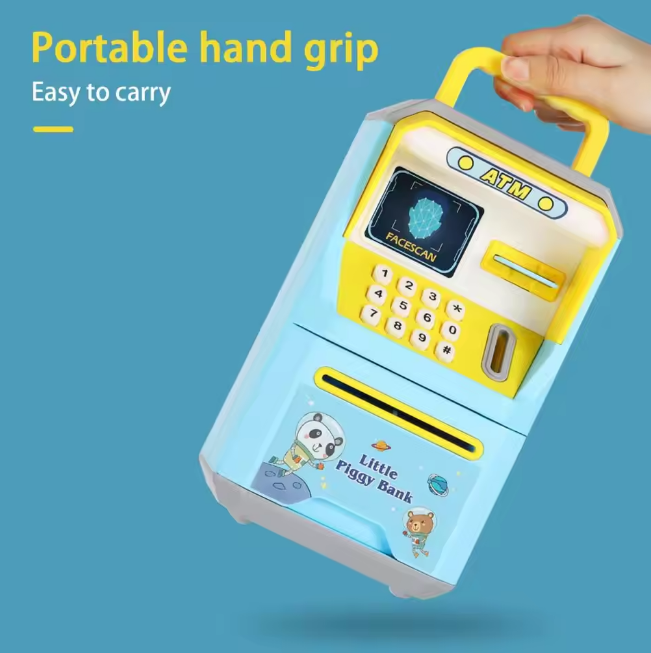 Kids Face Recognition Money Saving ATM Machine