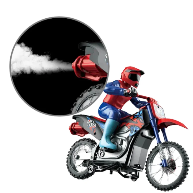 2.4GHz RC Stunt Spray Motorbike