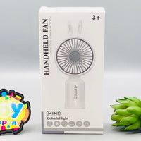 6* Inches Rechargeable Bear Ear Handheld Fan