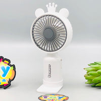 6* Inches Rechargeable Bear Ear Handheld Fan