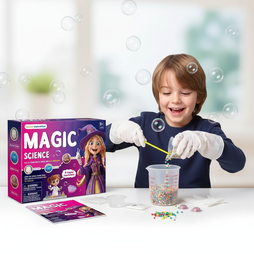 6 Magical Experiments Kids Science Kit