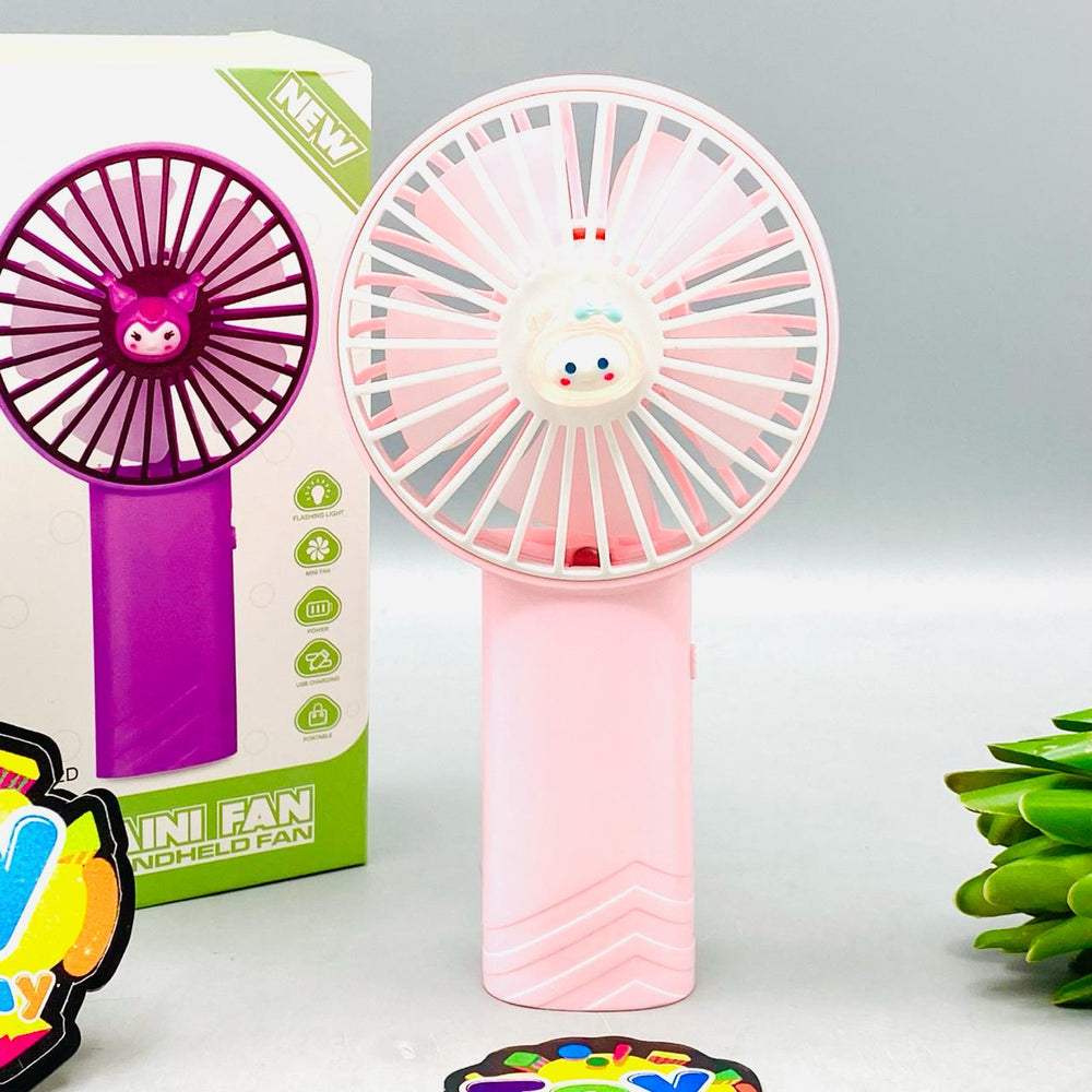 6" Rechargeable Cartoon Themed Cooling Fan