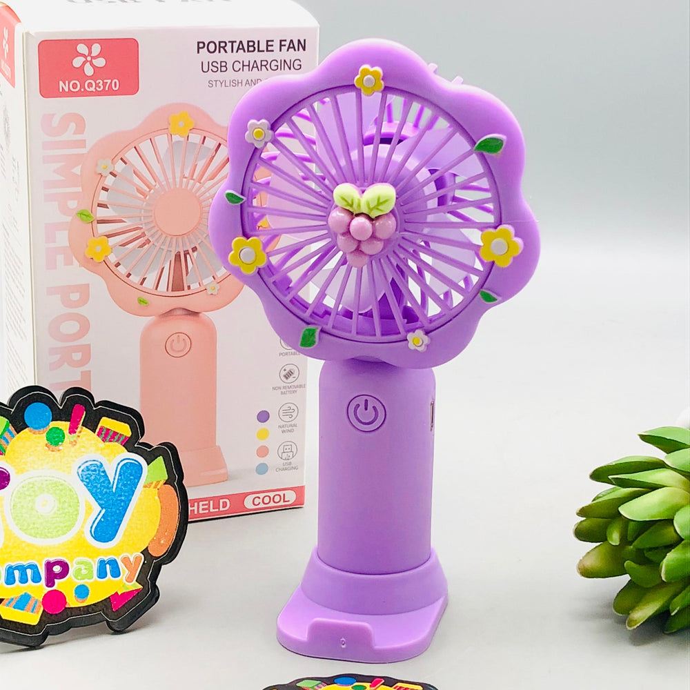 6" Rechargeable Cool Design Mini Handheld Fan