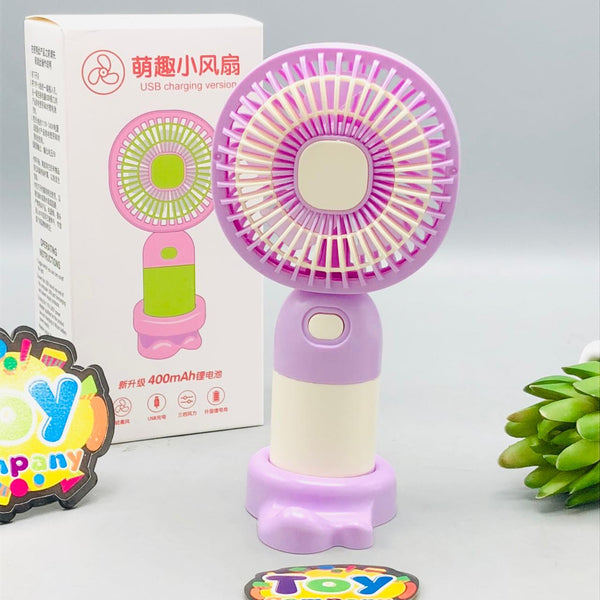 6" Rechargeable Handheld & Desktop Mini Cooling Fan