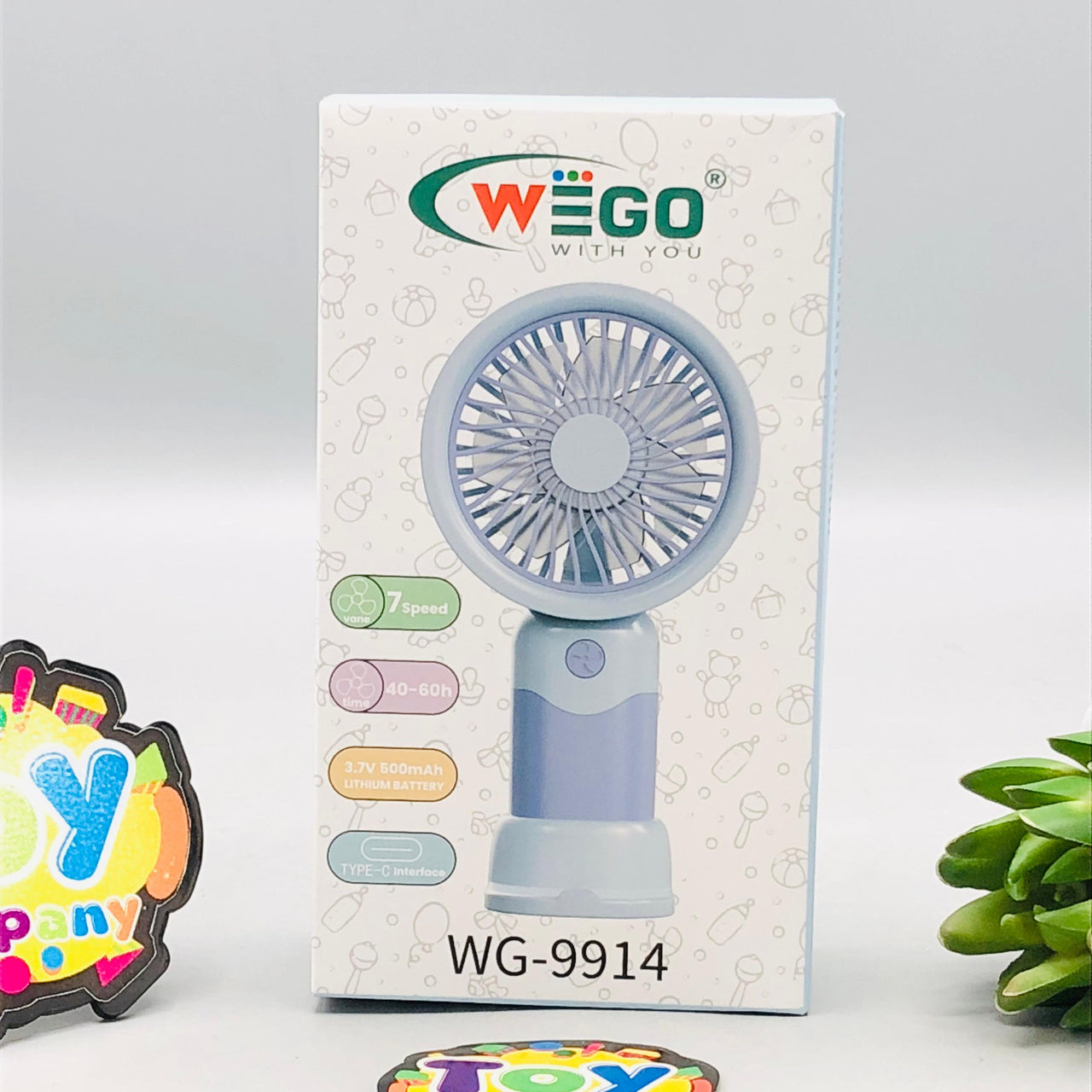 6" Rechargeable Mini Handheld & Desktop Cooling Fan