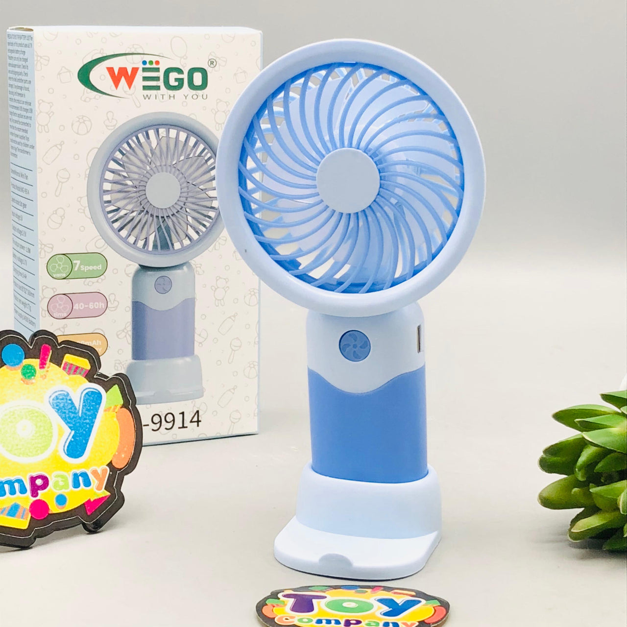 6" Rechargeable Mini Handheld & Desktop Cooling Fan