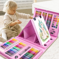 208Pcs Premium Unicorn Kids Super Mega Art Set