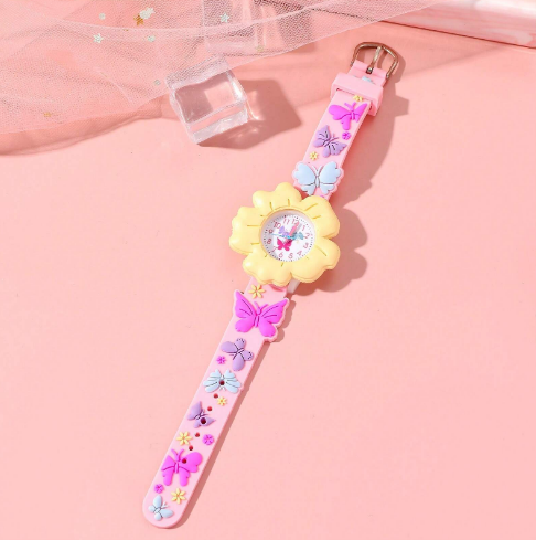 Unique Themed Silicon Strap Watch For Girls - Assortment