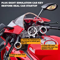 1:9 Diecast Ducati Bootable Spray Bike