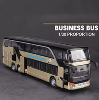 1:30 Diecast Double Decker Urban Transport Bus Model