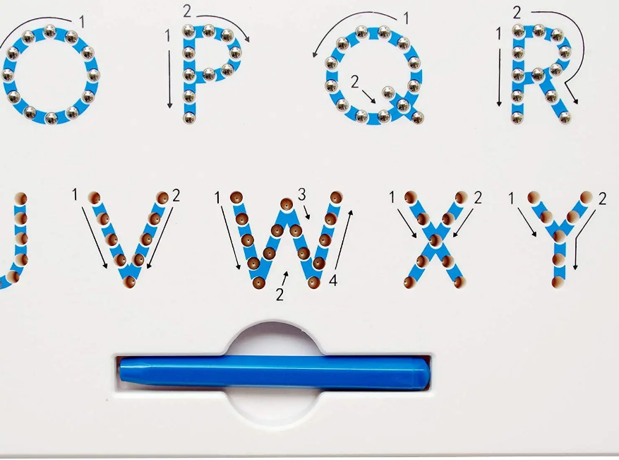 275Pcs Ball Pops English Alphabet Learning Drawing Board