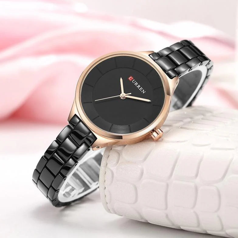 CURREN Blanche Stainless Steel Wrist Watch - Copy