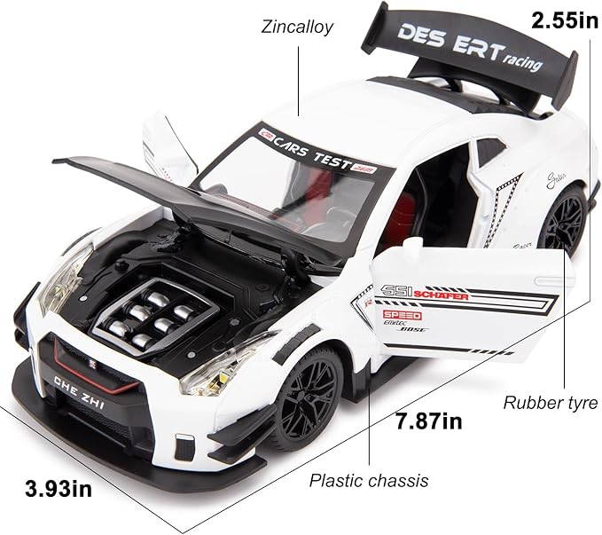 1:24 Diecast Nissan GTR Sports Model Car