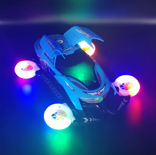 Electric Action Flying Car With Light & Sound