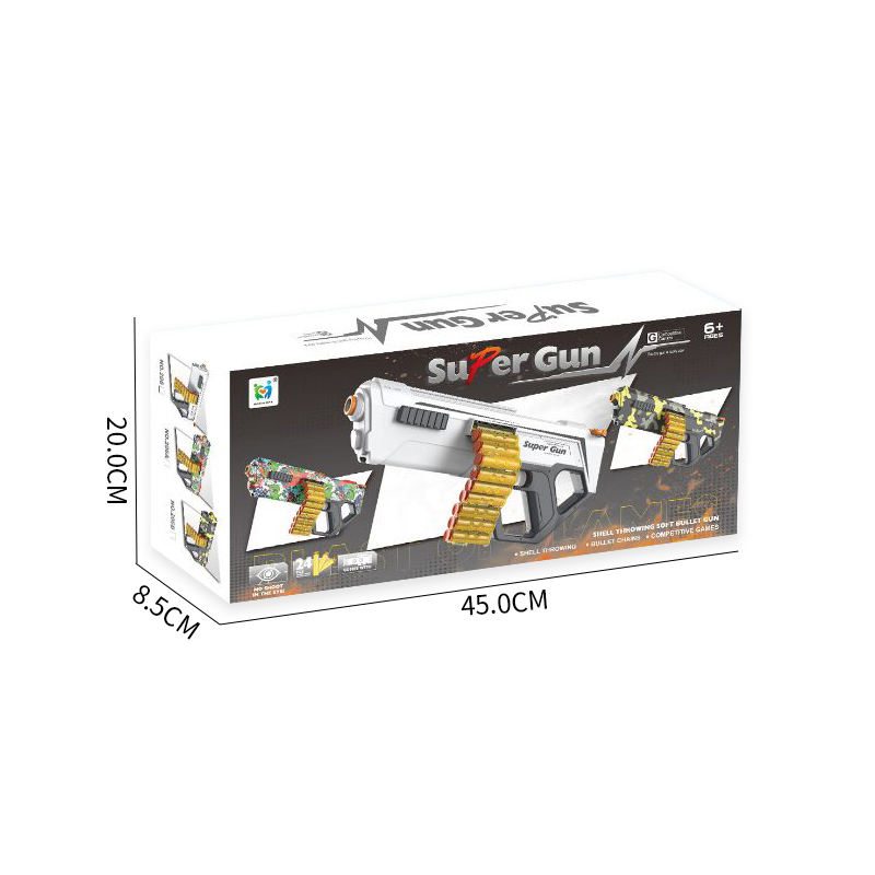 Manual Shell Throwing Soft Bullet Shooting Gun