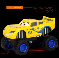 1Pc Diecast Disney Pixar Big Foot Car With Light & Music - Assortment