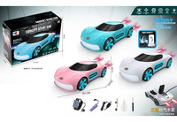 2.4GHz Watch Control Concept Spray Stunt Car