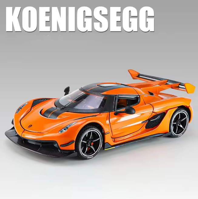 1:24 Diecast Koenigsegg Model Car With Smoke