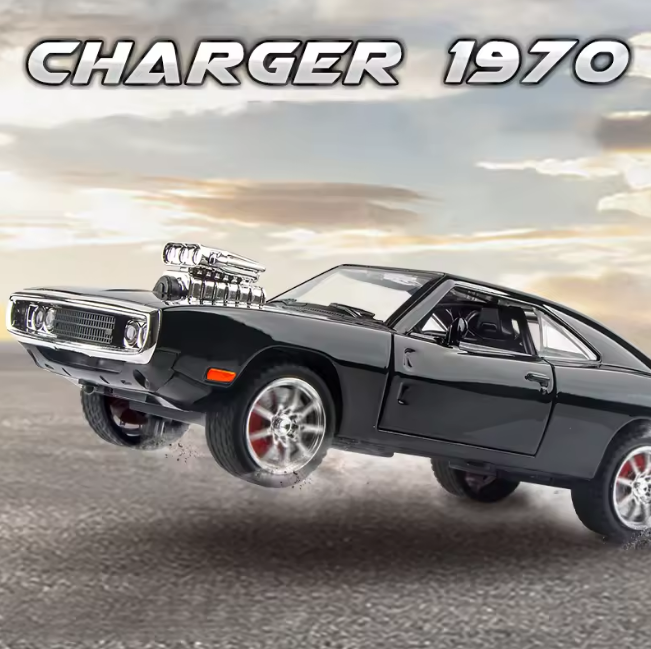 1:24 Diecast Dodge Charger 1970 Fast & Furious Model Car