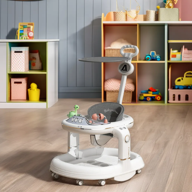 4in1 Multi-functional Baby Musical Walker - White