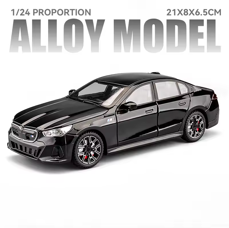1:24 Diecast BMW THE i5 M60 Model Car
