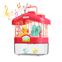 2in1 Bird Cage & Fish Tank With Light & Music